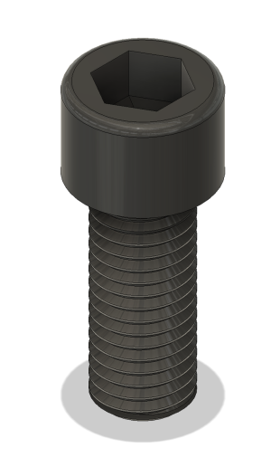 Tornillo allen DIN 912 8.8 pavonado