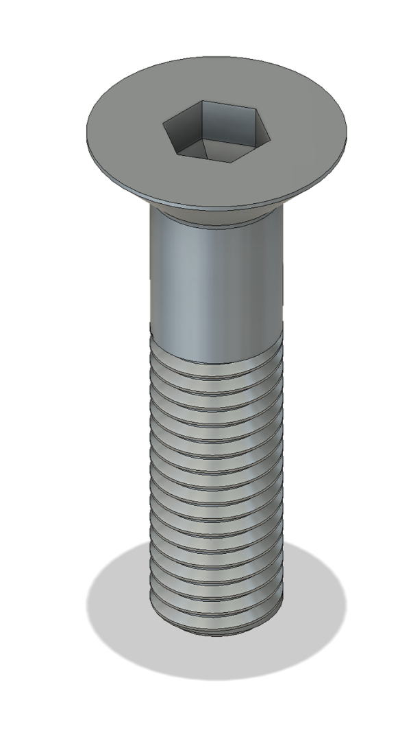 Tornillo allen avellanado DIN 7991 10.9 zincado