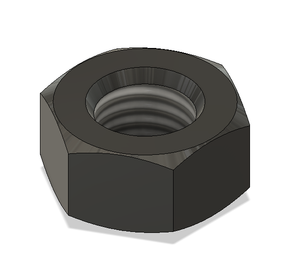 Tuerca hexagonal DIN 934 10 pavonada