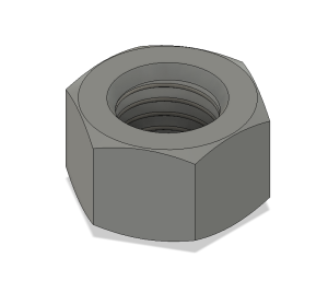 Tuerca hexagonal ISO 4032 calidad 10 geomet