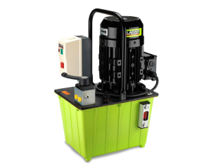 Grupo electrohidráulico con válvula manual